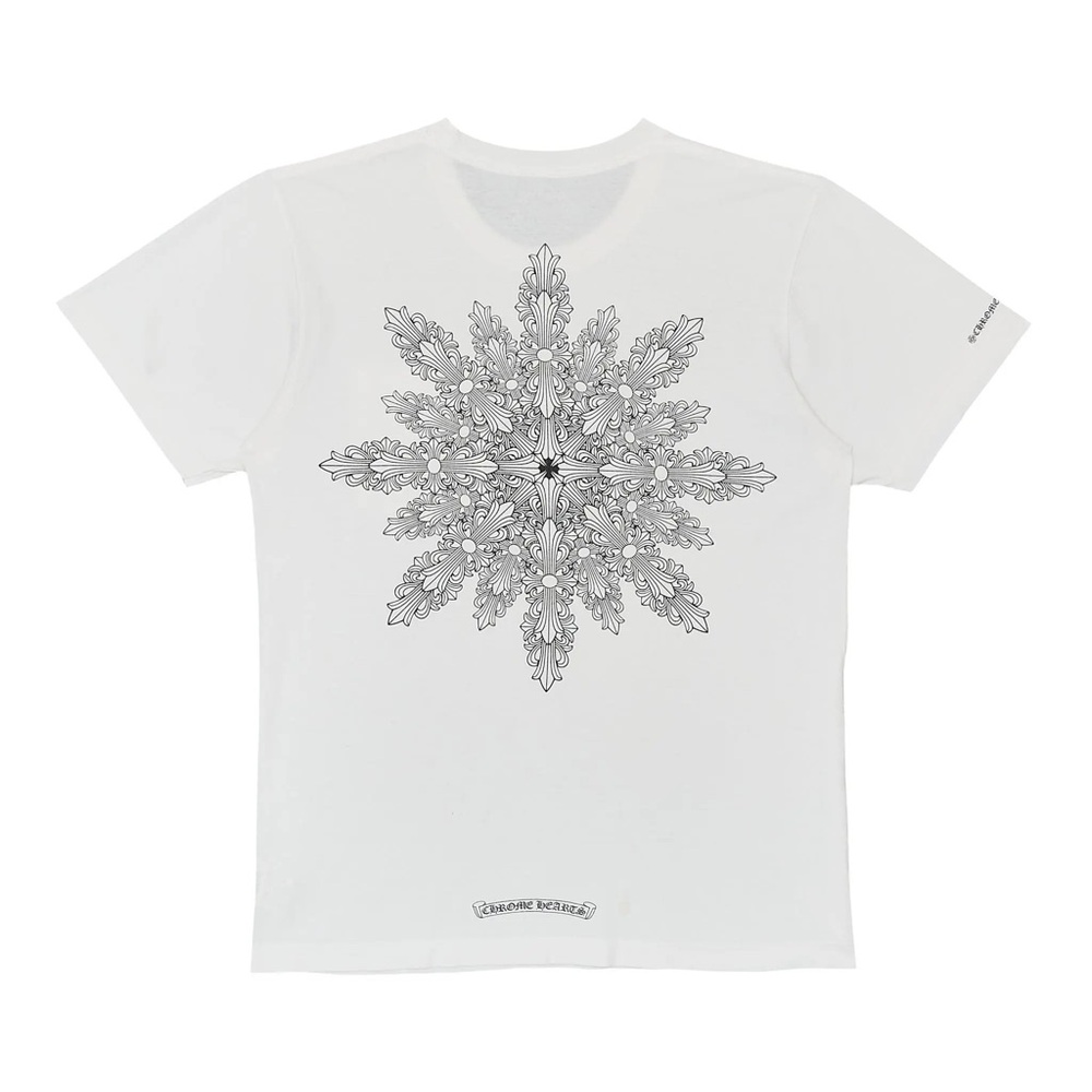 Chrome Hearts “Snowflake” white t-shirt